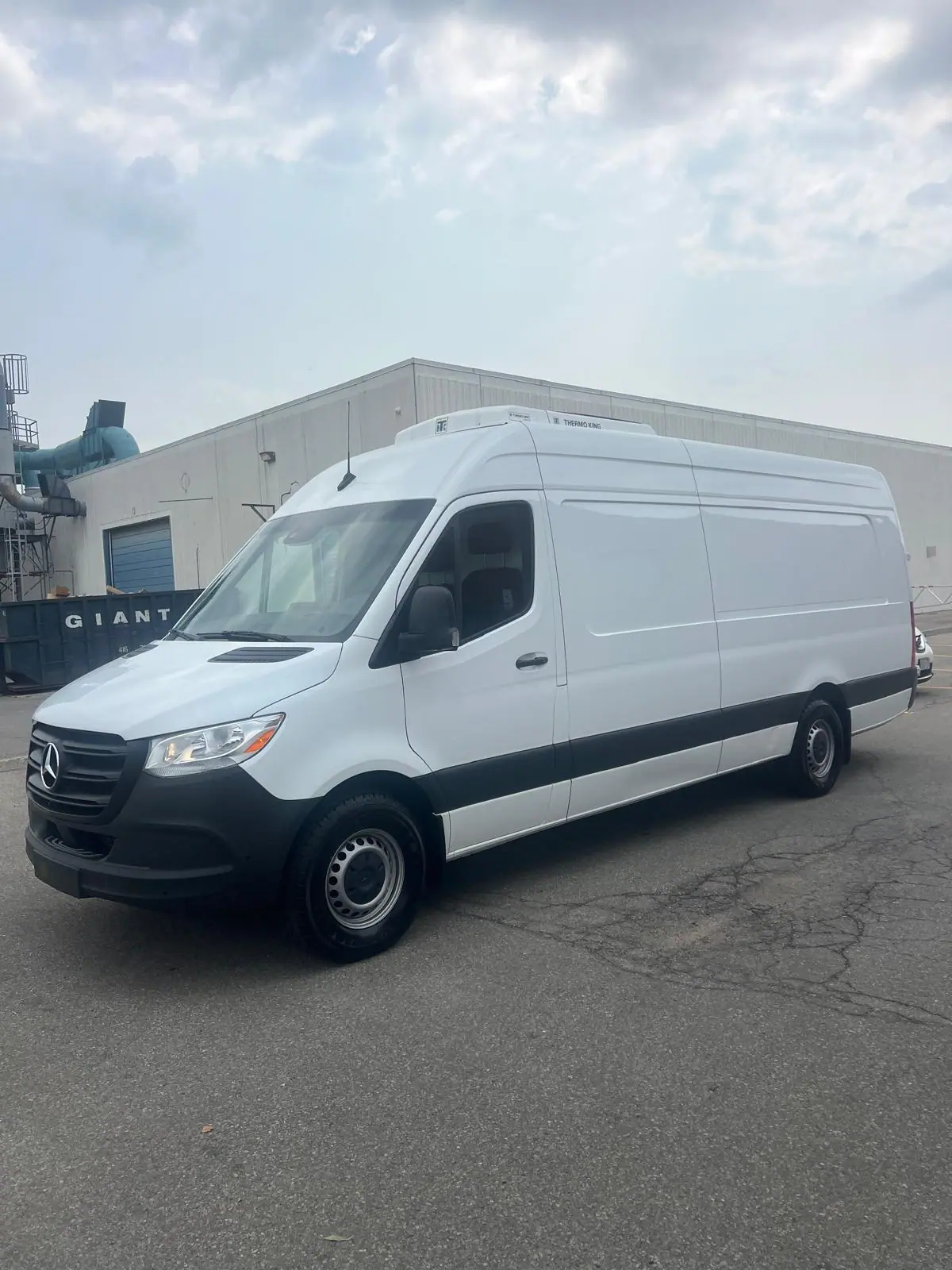 White Mercedes-Benz Sprinter 2500 cargo van